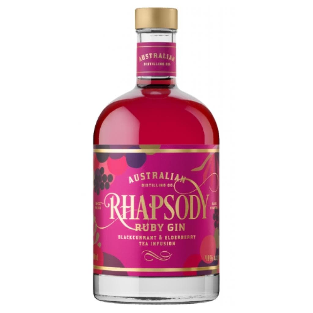 AUSTRALIAN DISTILLING CO RHAPSODY RUBY GIN 700ML